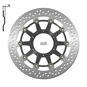 Honda XL 1000 V Varadero [NG BRAKE DISC] - round floating brake disc