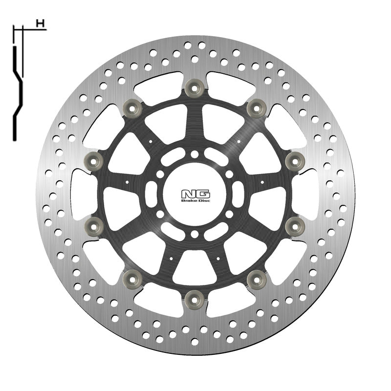 Bmw S 1000 [NG BRAKE DISC] - round floating brake disc