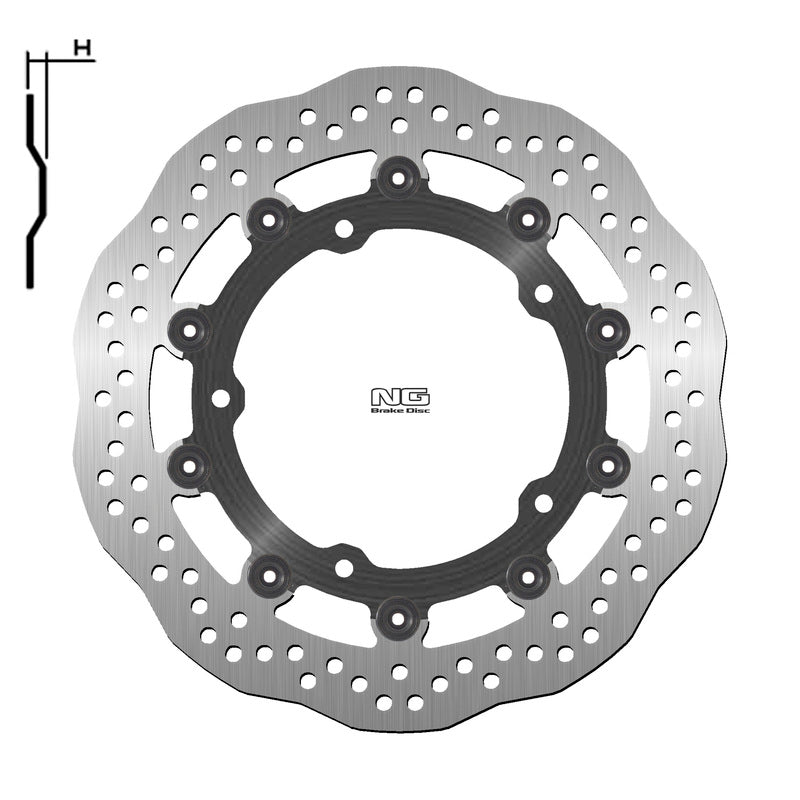 Kawasaki Z 900 Rs Se [NG BRAKE DISC] - Wave floating brake disc