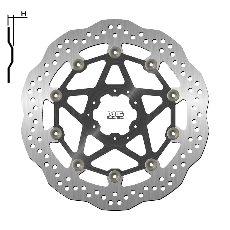 Honda Crf 1100 Africa Twin [NG BRAKE DISC] - Wave floating brake disc