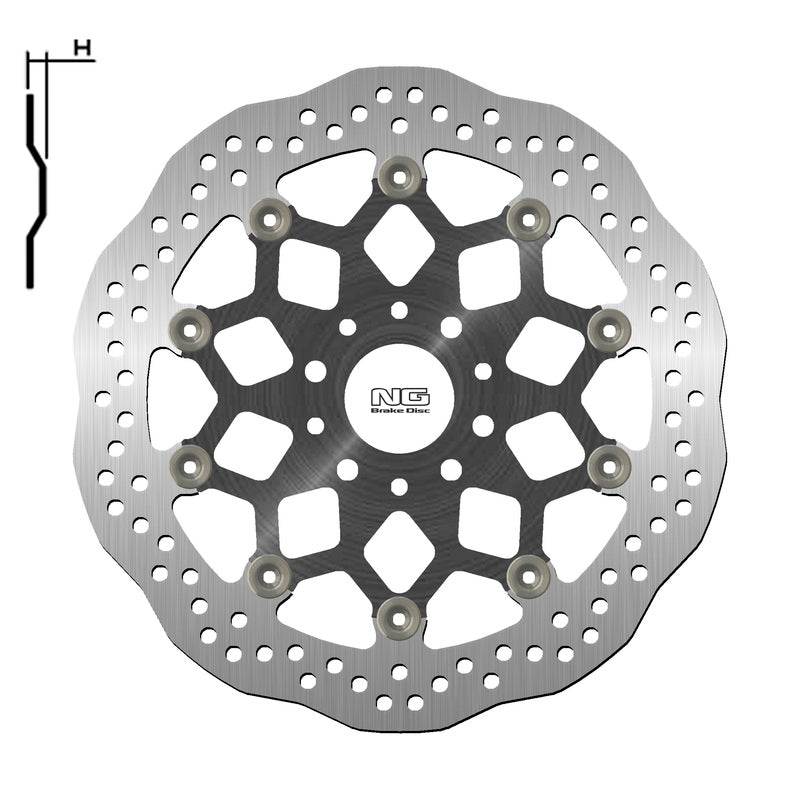 Ktm Duke 890 [NG BRAKE DISC] - Wave floating brake disc