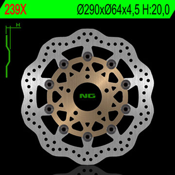 Suzuki Sv 650 [NG BRAKE DISC] - Wave floating brake disc