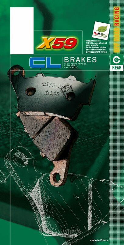 Husqvarna TE 610 [CL Brakes] - off -road sinter metal brake pads