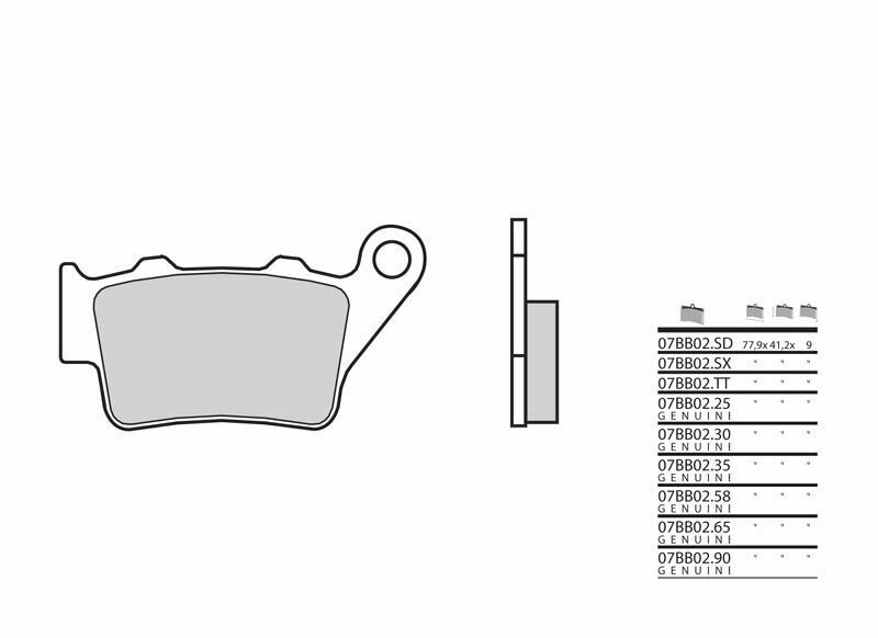 KTM 990 Superduke [Brembo] - brake pads