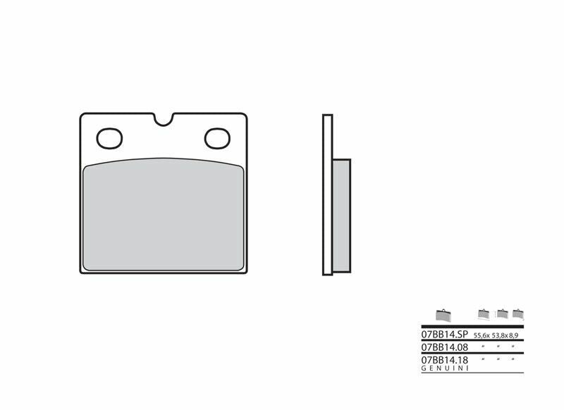 Moto Guzzi Le Mans 2 [Brembo] - brake pads