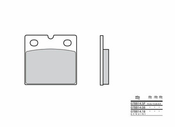 Moto Guzzi Le Mans 3 [Brembo] - brake pads