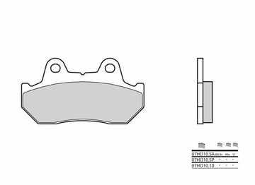 Honda CB 900 F2 Boldor [Brembo] - brake pads