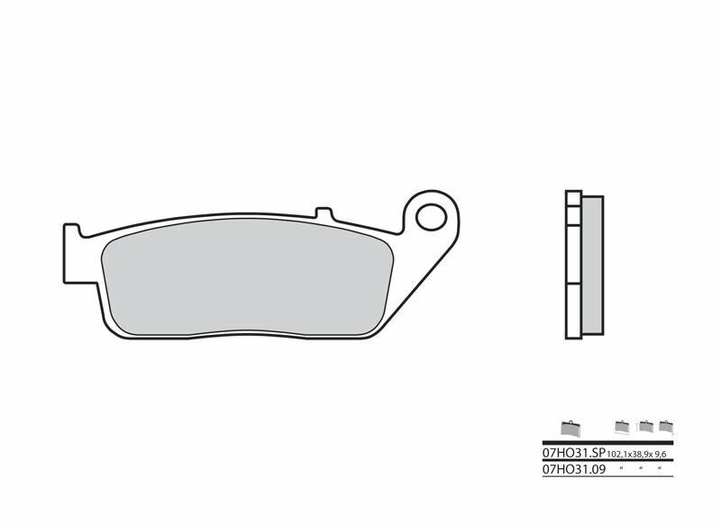Indian Springfield Spring [Brembo] - Brembo Street Sintermetal Brake pads