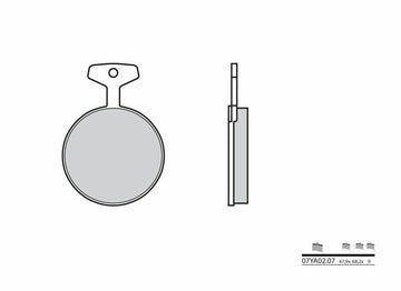 Yamaha RD 250 [Brembo] - brake pads