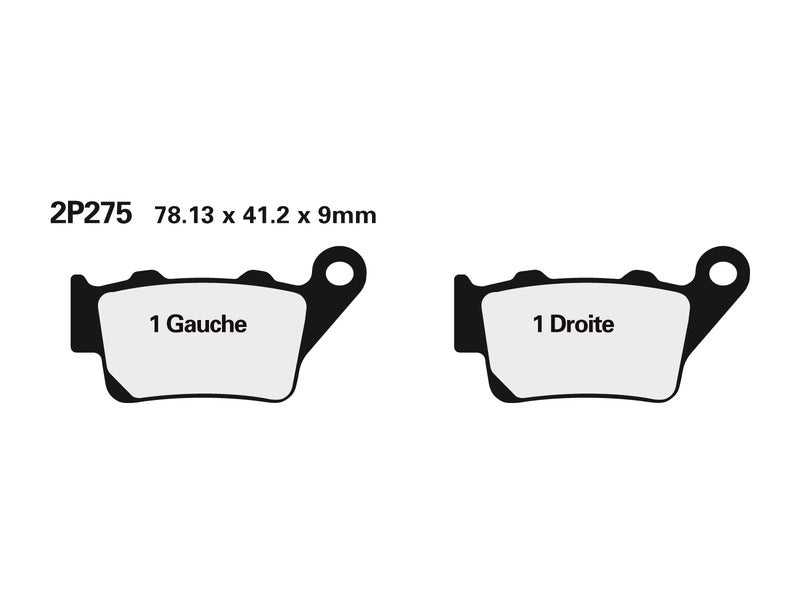 KTM 690 SMC R LC4 [Nissin] - semi -metallic brake pads