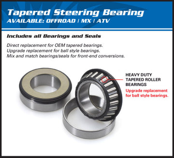Ducati 500 Sl [ALL BALLS] - Kit steering head bearing for: DUCATI MONSTER 600/900 '93-01 / 750/900 SS '90-02 - 0