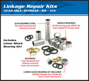 Husqvarna Sm 450 [ALL BALLS] - Suspension linkage repair kit Husqvarna