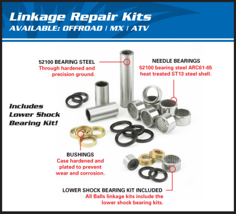 Husqvarna Te 125 [ALL BALLS] - KTM/Husqvarna suspension linkage repair kit