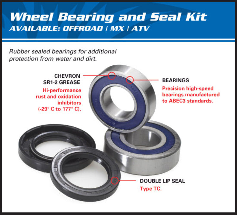 Triumph Rocket [ALL BALLS] - rear wheel bearing kit for ROCKET III