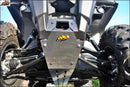 Can Am Outlander L MAX 570 EFI XMR [2016] - Center skid plate - Aluminum 6 mm Can-Am Outlander Max 500L