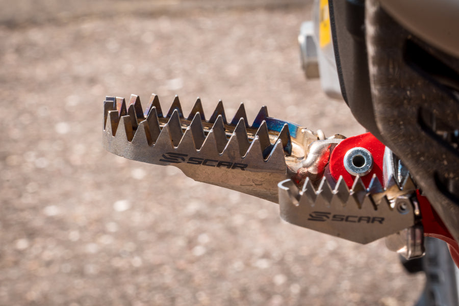 HUSQVARNA TX 125 [2017-2019] - Titanium Fußrasten Gripper