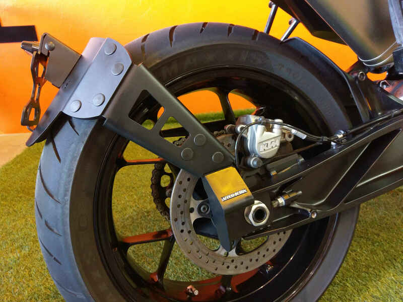 Ktm Duke 790 [ACCESS DESIGN] - License plate holder at wheel height black KTM Duke 790/890