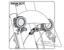 Yamaha Xv 950 [DENALI] - Lighting bracket Kawasaki Vulcan/Yamaha Star Cruisers