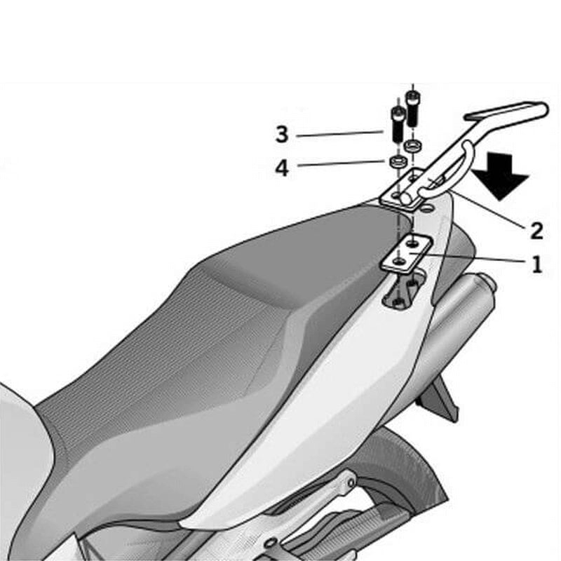 Honda VFR 800 [2002-2013] [SHAD] - Top Master Montagesatz