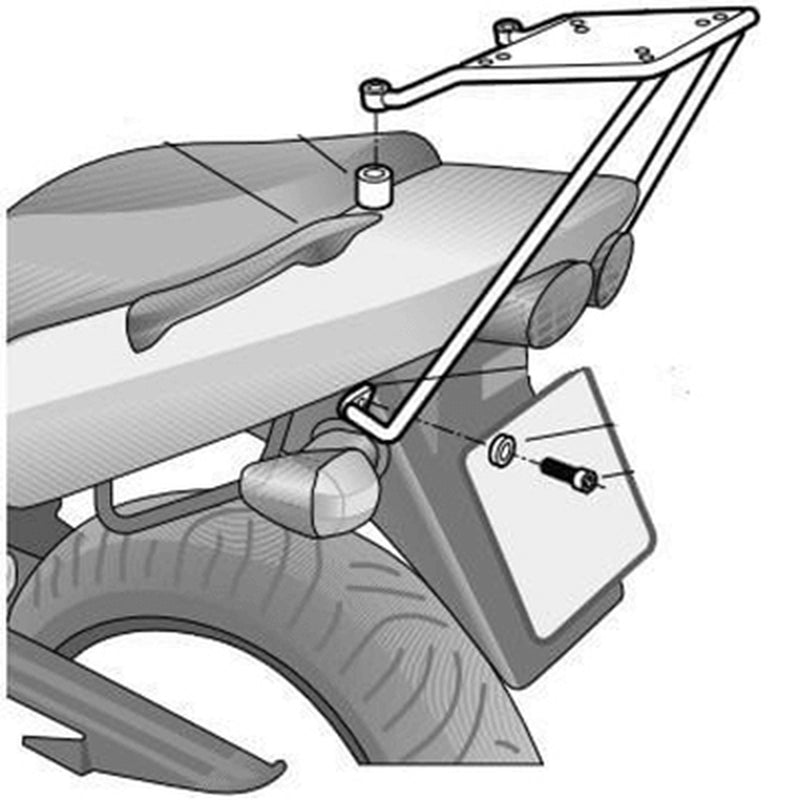 Kawasaki Zr [SHAD] - Top Master mounting kit - Kawasaki