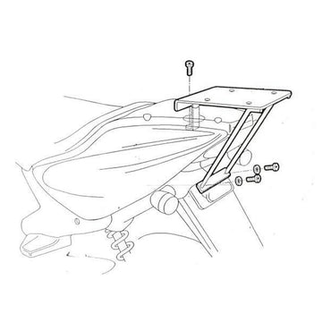 Yamaha Aerox [1997-2008] [SHAD] - Topcase-Träger