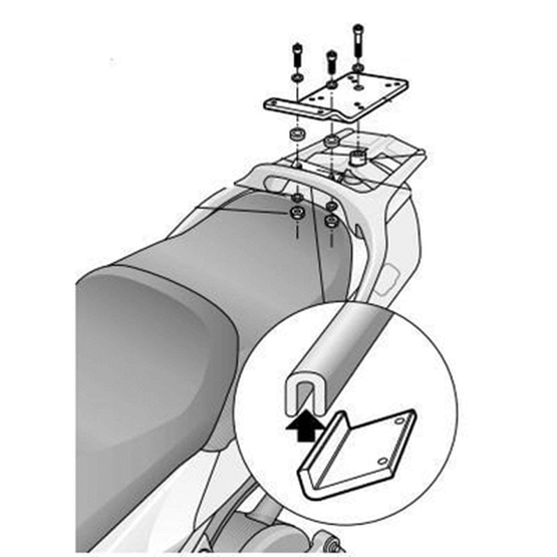 Yamaha FJR 1300 [2001-2005] [SHAD] - Topcase-Träger