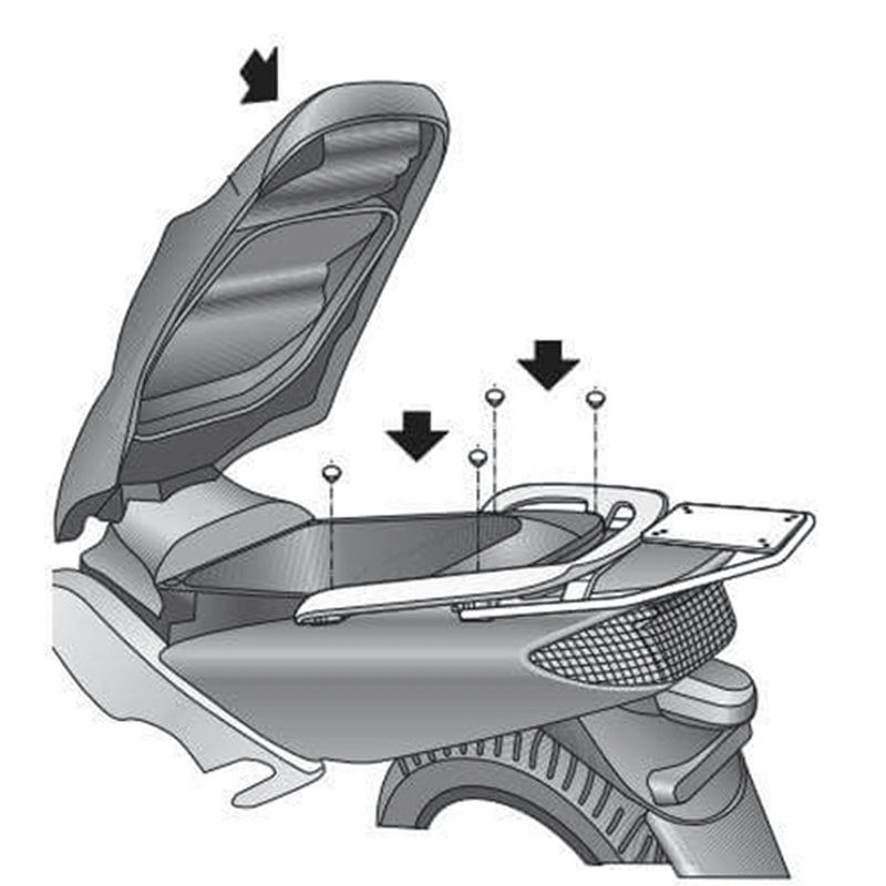 Yamaha T-MAX 500 (SJ01/SJ03/SJ05) [2001-2007] [SHAD] - Top Master Montagesatz