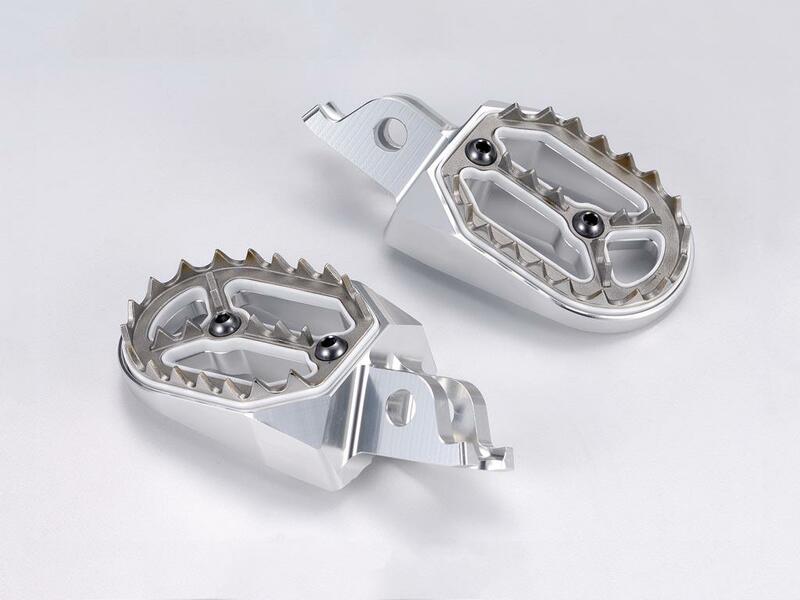 Yamaha Wr 125 [BIHR] - Footrests BIHR Evolution silver