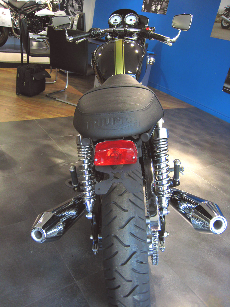 Triumph Bonneville 900 T 100 Black ABS [2017-2021] - Kennzeichenhalter Radlauf schwarz Triumph Bonneville 900
