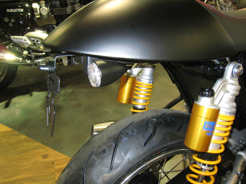 Triumph Thruxton 1200 [ACCESS DESIGN] - license plate holder wheel arch black Triumph Thruxton 1200