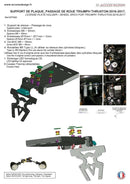 Triumph Thruxton 1200 [ACCESS DESIGN] - license plate holder wheel arch black Triumph Thruxton 1200