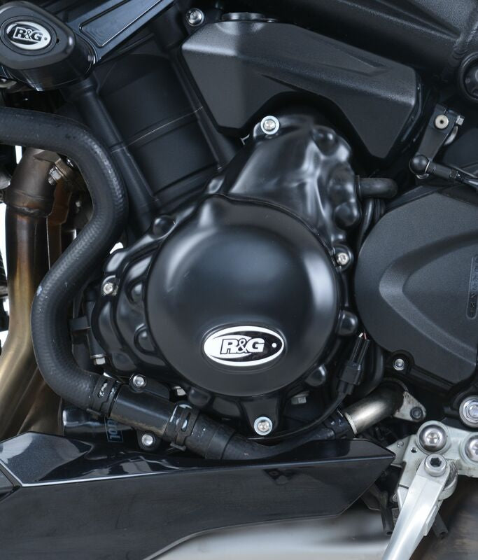 Triumph STREET TRIPLE 675 ABS [2015] - Left Crankcase Cover Protector Black Triumph