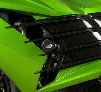 Kawasaki ZZR 1400 ABS Special Edition (ZX 1400 F) [2013-2015] - Aero Crash Protectors Black Kawasaki ZZR1400