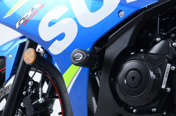 Suzuki GSX 250 R ABS [2018-2019] - Aero Sturzpads schwarz (mit Bohrungsblende) Suzuki GSX250R