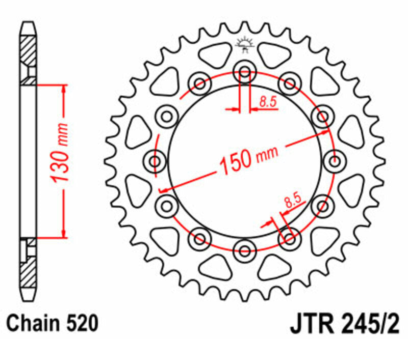 Honda XL 500 S [Jt Sprockets] - motorcycle