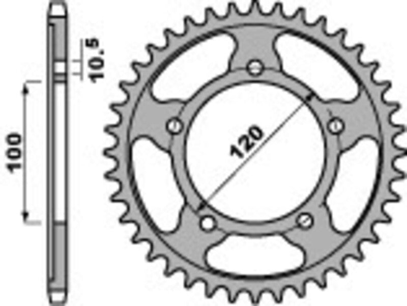 Aprilia Caponord 1200 [PBR] - Sprocket