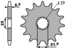 Yamaha MT -03 RM31 [PBR] - Standard steel pinion at the front-1