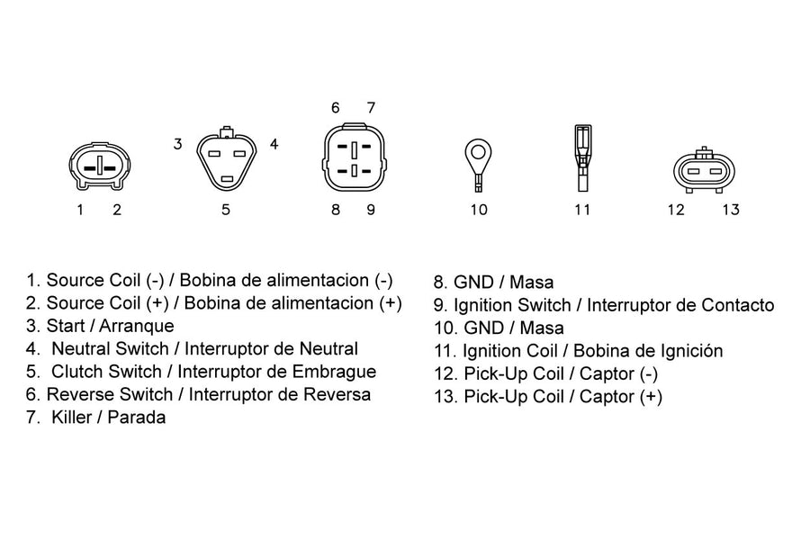 Yamaha YFM 350 Warrior 2 WD [1996-2004] - CDI-Zündung Yamaha Warrior 350