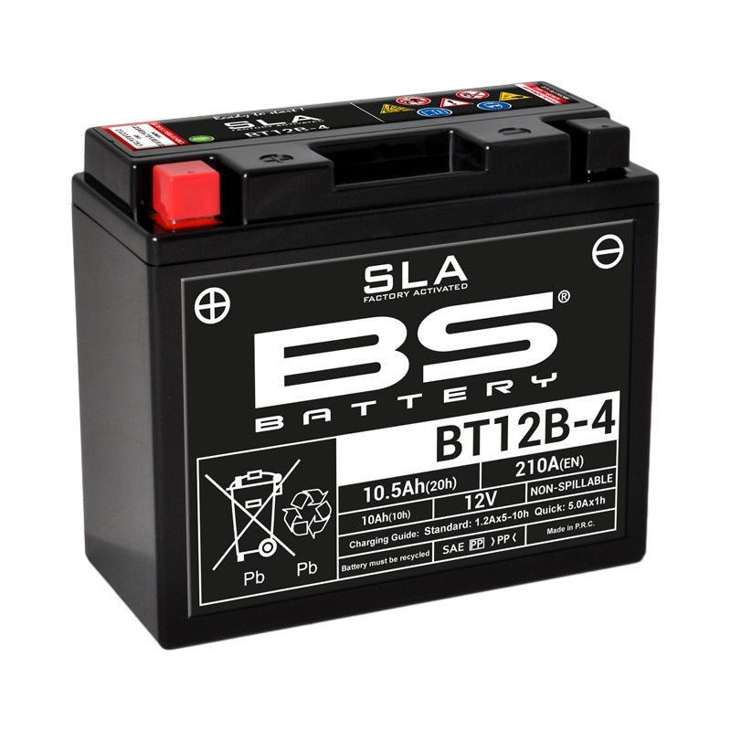 Ducati Multistrada 950 [BS BATTERY] - SLA Maintenance Free Battery Factory Activated - BT12B-4