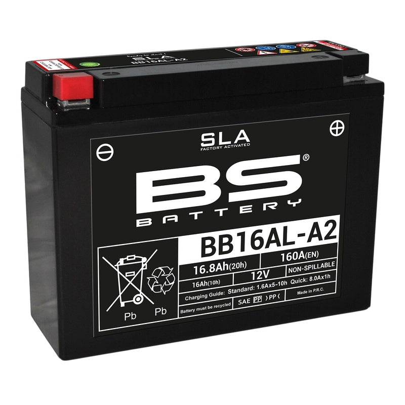 Ducati S 750 [BS BATTERY] - SLA maintenance-free battery factory activated - BB16AL-A2