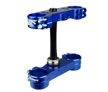 Husqvarna Te 125 [SCAR] - Triple clamp OE Offset Blue