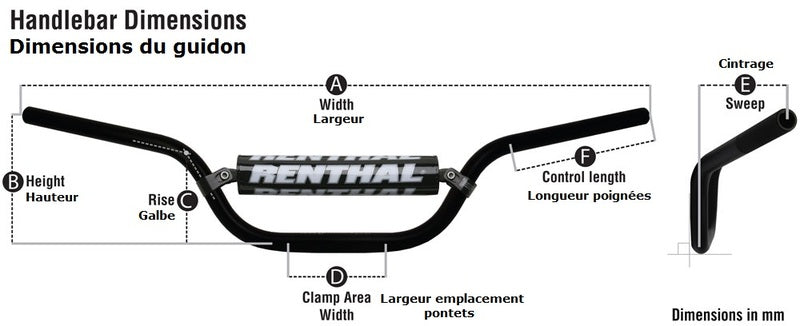 Honda Varadero Xl 1000 [RENTHAL] - MX/Enduro 7/8" 971 RC handlebar