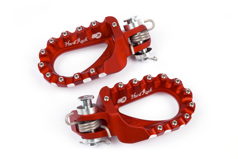 Yamaha Yz 450 [S3] - Hard Rock Enduro footrests aluminum red