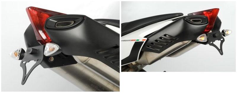Aprilia Dorsoduro 750 ABS [2008-2016] - Kennzeichenhalter inkl. Kennzeichenbeleuchtung