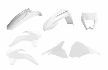 KTM 450 EXC [2014-2016] - Enduro Restyling Plastik-Kit Weiß KTM EXC
