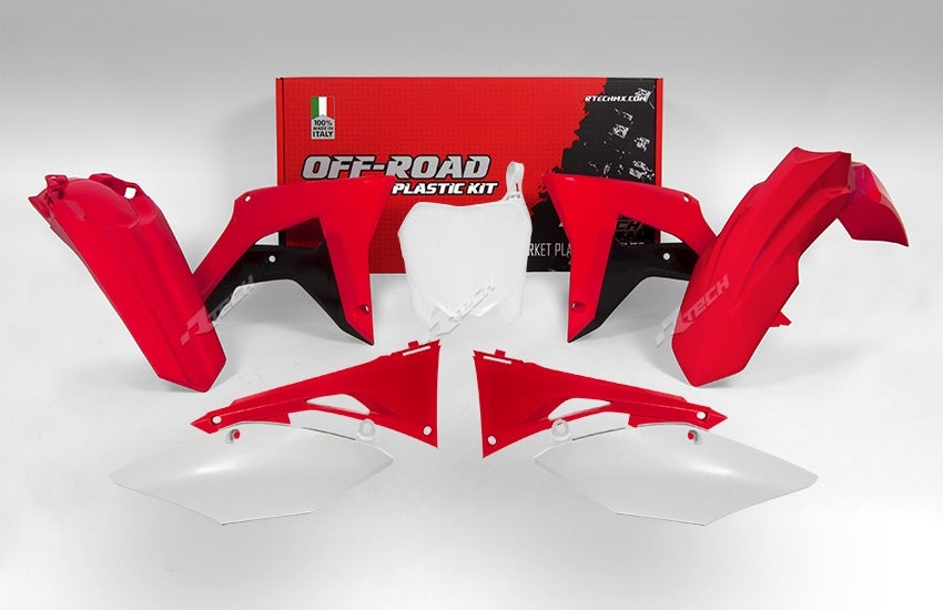 Honda CRF 250 R (ME 12) [2018-2021] - Plastik-Kit Originalfarbe (2017) rot/schwarz/weiß Honda CRF450R