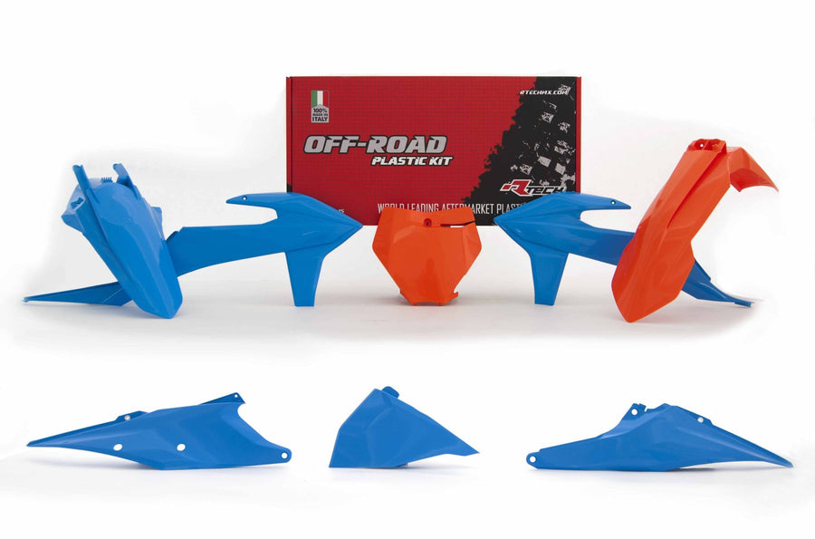 KTM 350 XC F [2019-2022] - Plastik-Kit vintage blau/orange KTM SX/SX-F