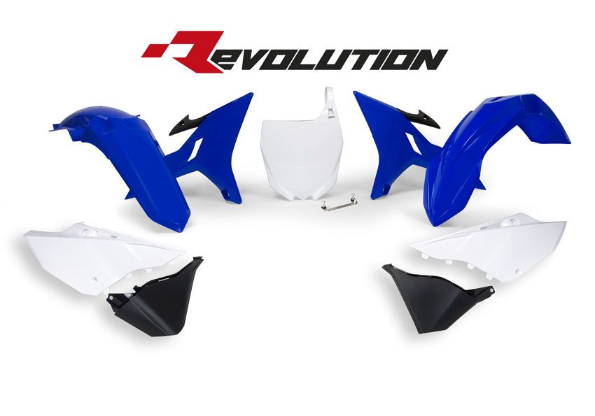 Yamaha YZ 250 (CG 20) [2005] - Revolution Ersatz-Plastik-Kit Blau/Weiß Yamaha YZ125/250