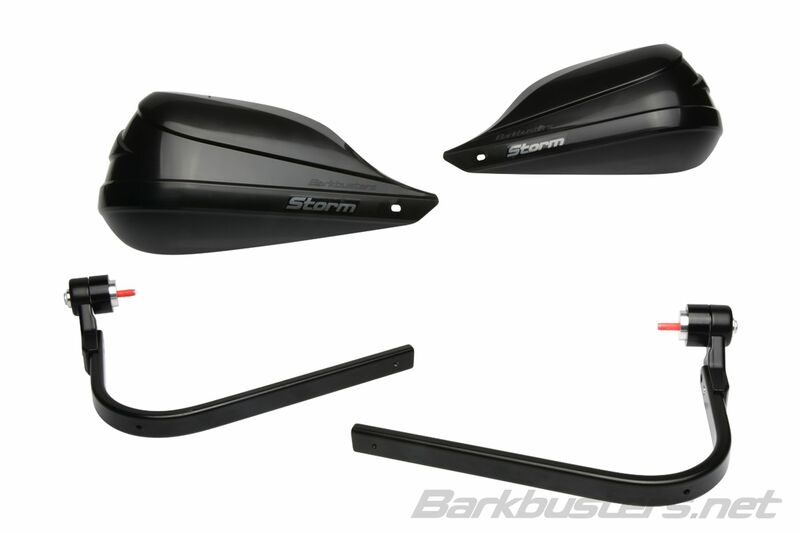 Ktm 390 Duke [BARKBUSTERS] - Storm Hanguads Set Single Point Clamp Mount-Handlebar End Black