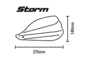 Ktm 390 Duke [BARKBUSTERS] - Storm Hanguads Set Single Point Clamp Mount-Handlebar End Black